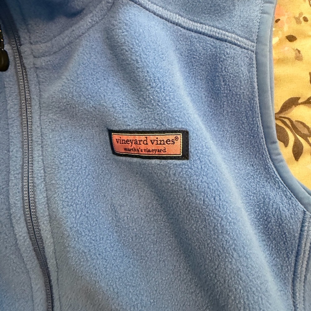 Vineyard Vines Light Blue Fleece Jacket
